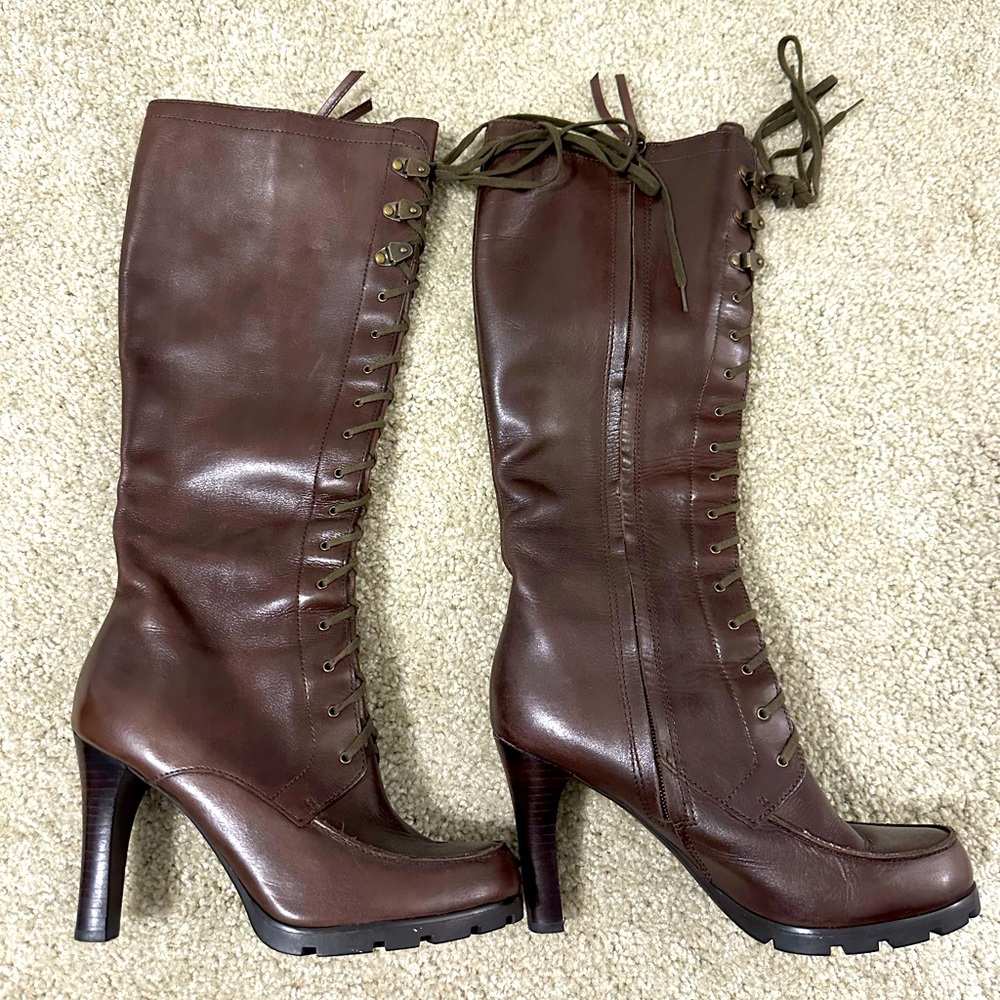 Ralph Lauren Designer Leather Boots